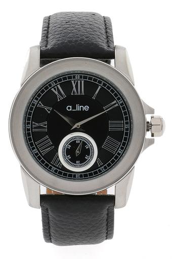 A_line Jam Tangan Wanita - Hitam - Strap Leather - 80022-01  