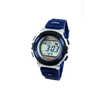 ALIKE Sport Mens Solar Power Waterproof Diving Watch (Blue) (Intl)  