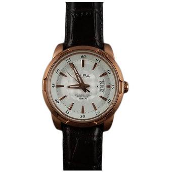 Alba AS9040X1 Jam Tangan Pria - Rosegold Putih  