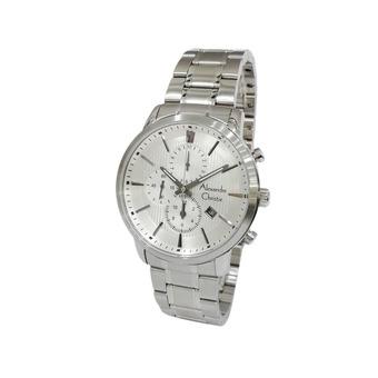 Alexandre Christie 6346MCBSSSL Silver Jam Tangan Pria  