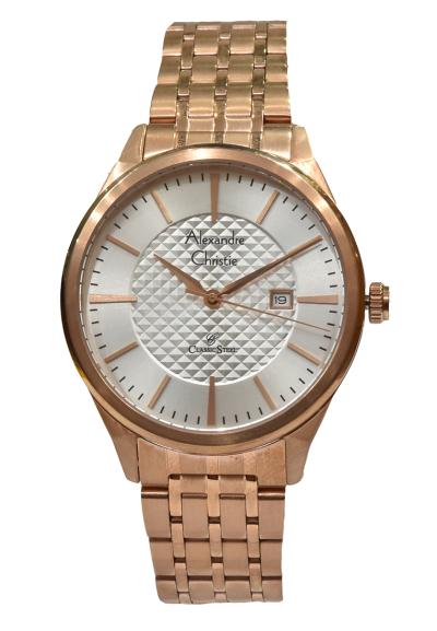 Alexandre Christie 8453MDBRGSLL Jam Tangan Pria - Rosegold