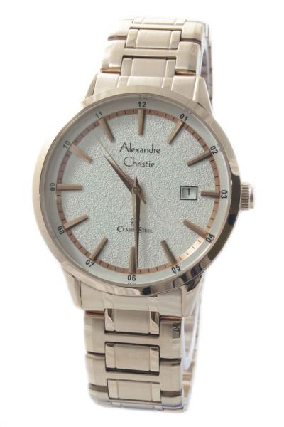 Alexandre Christie 8454 MDBRGSL Jam Tangan Pria - Rosegold