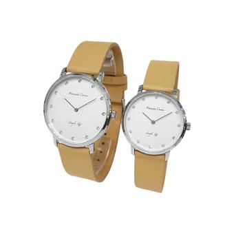 Alexandre Christie 8468LMHLSSSL Simple Life Couple Jam Tangan Pasangan- Silver  