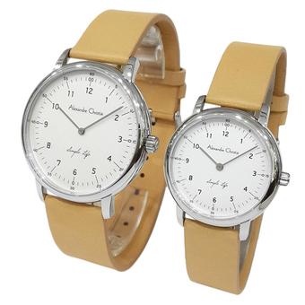 Alexandre Christie 8470LMHLSSSL Simple Life Jam Tangan Couple - Silver  