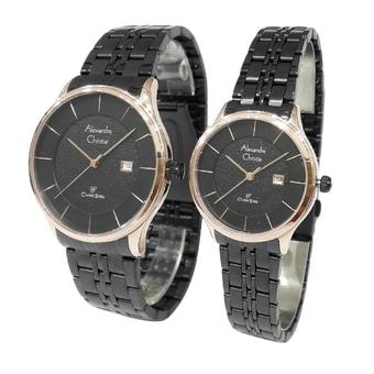 Alexandre Christie 8472LMDBIPBA Classic Steel Couple Series  