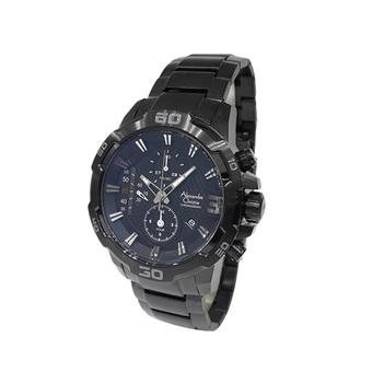 Alexandre Christie- Jam Tangan Pria - FullBlack - Stainless Steel- AC 6353 MFB  