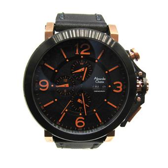 Alexandre Christie - Jam Tangan Pria - Rosegold-Hitam - 6281  