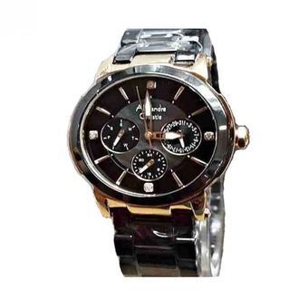 Alexandre Christie Jam Tangan Wanita - Hitam - Strap Ceramic - AC 2517 BG  