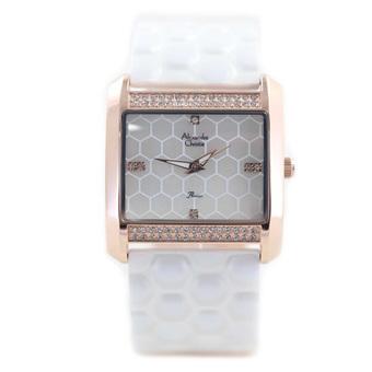 Alexandre Christie - Jam Tangan Wanita - Rosegold-Putih-Alklirik Putih - Stainless Steel - 2526  