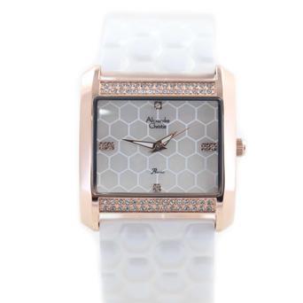 Alexandre Christie - Jam Tangan Wanita - Rosegold-Putih-Alklirik Putih - Stainless Steel - 2526