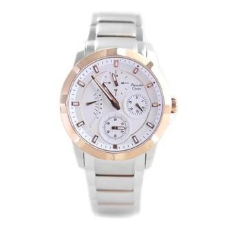 Alexandre Christie- Jam Tangan Wanita - Silver Rosegold - Stainless Steel - AC 2503 BFBTRSL  