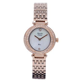 Alexandre Christie Jam Tangan Wanita - Strap Stainless Steel - ACF 2442 LHBRGMSDR - Rose Gold  