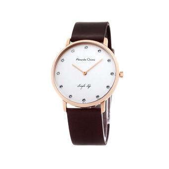 Alexandre Christie Simple Life 8468LHRG Rose Gold Jam Tangan wanita  