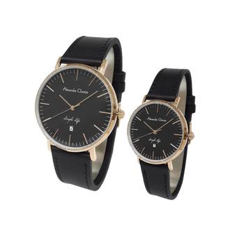 Alexandre Christie Simple Life Couple Series 8419LMDLRGBA Rose Gold - Jam Tangan Pasangan  