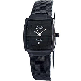 Alexandre Christie Tranquility 8329 - Jam Tangan Wanita - Hitam - Stainless Steel  