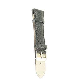 Alloy Buckle Pu Watch Band Black  