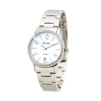 BONIA ROSSO B10065-2315S Silver Jam Tangan Wanita  