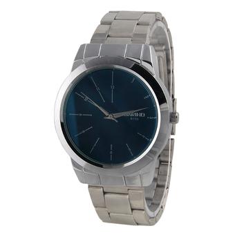 Bariho Classic BR 155G SS BL - Jam Tangan Pria - Silver-Black - Stainless  