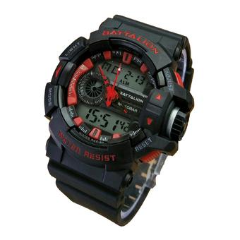 Battalion Jam Tangan Pria - RUBBER STRAP - BT 905 BR  