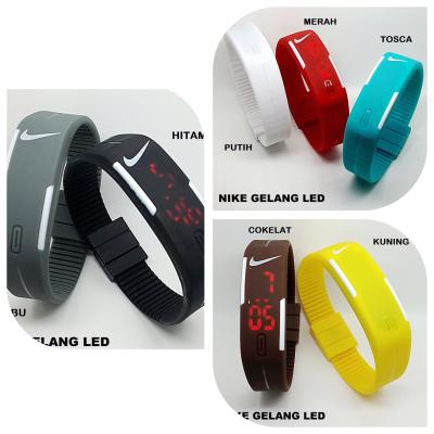 Belvanian Jam Tangan LED Sport Nike - Hitam