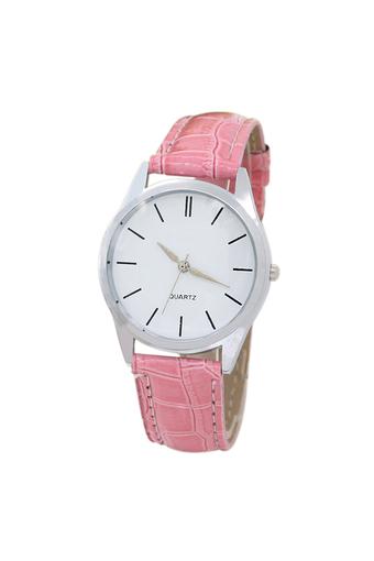 BlueLans Jam Tangan Wanita - Pink - Strap Leather  