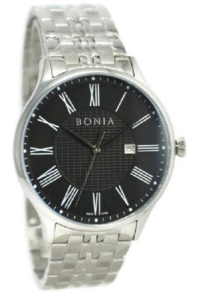 Bonia B10195-1331 Jam Tangan Pria - Silver/Hitam