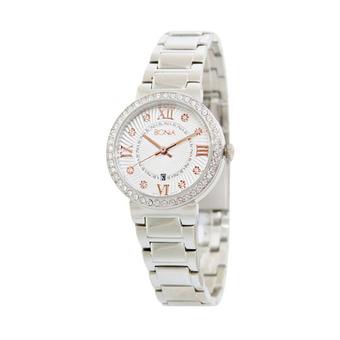 Bonia BN10113-2373S Silver Jam Tangan Wanita  