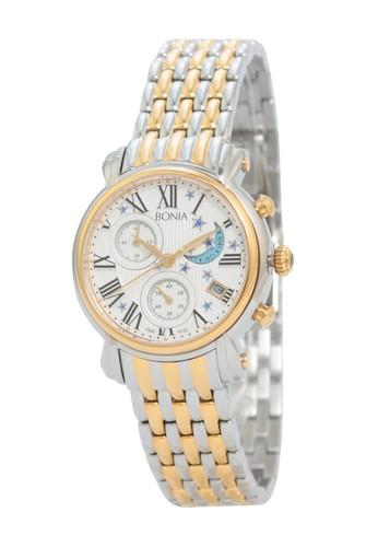 Bonia - Jam Tangan Wanita - B10122-2111 - Silver Gold