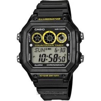 Casio AE-1300WH-1A Jam Tangan Pria Digital - Hitam - Resin  