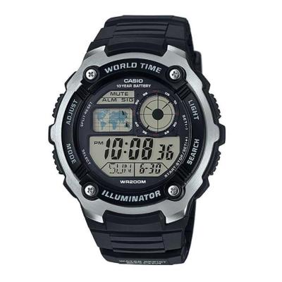 Casio AE 2100W- 1AVDF - Digital Watch - Jam Tangan Pria - Resin Band - Hitam