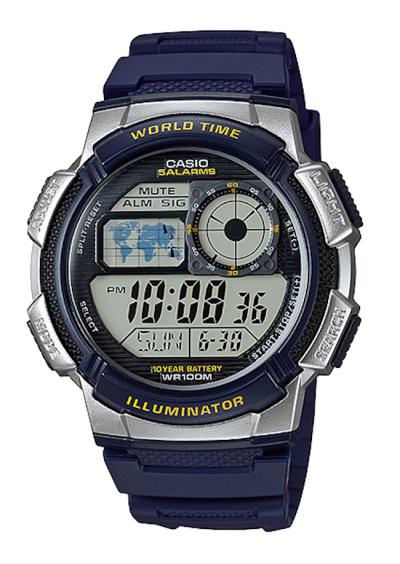 Casio AE1000W 2AVDF Jam Tangan Pria-Biru