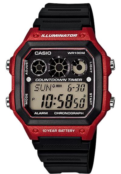 Casio AE1300WH Jam Tangan Pria 4A - Merah