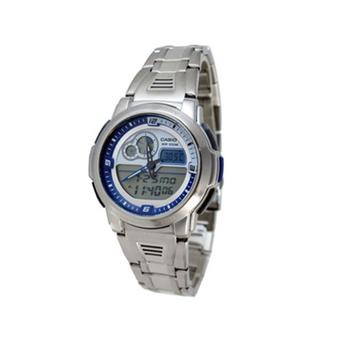 Casio AQF-102WD-2BVDF - Jam Tangan Pria - Silver - Stainless Steel  