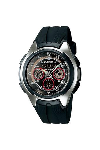 Casio Analog Digital AQ-163W-1B2 - Hitam  