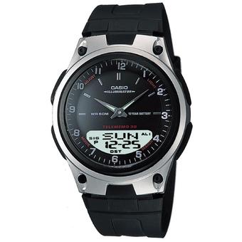 Casio Analog Digital AW-80-1AVDF - Black/Silver  