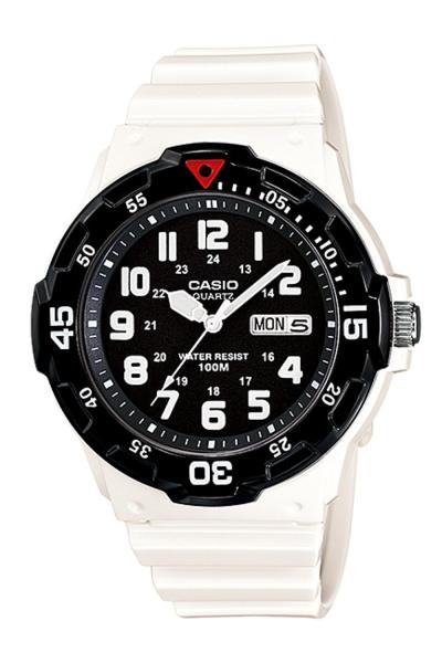 Casio Analog Digital MRW-200HC-7BVDF Jam Tangan Pria Strap Rubber - Putih