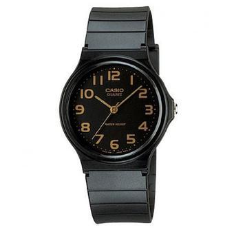 Casio Analog Jam Tangan Pria - Hitam - Strap Karet - MQ-24-1B2  