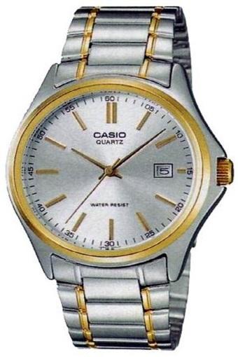 Casio Analog Jam Tangan Pria - Putih - Strap Rantai - MTP-1183G-7A  