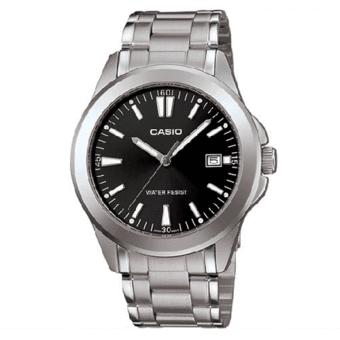 Casio Analog Jam Tangan Pria - Silver - Strap Rantai - MTP-1215A-1A2  