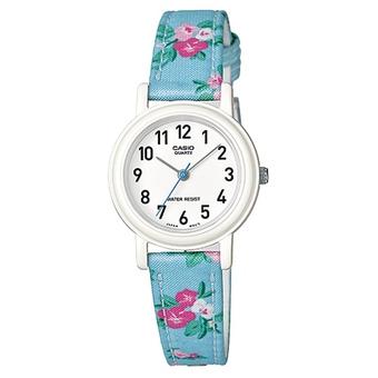 Casio Analog Jam Tangan Wanita - Biru - Strap Kulit - LQ-139LB-2B2  