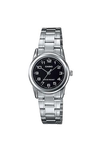 Casio Analog Jam Tangan Wanita - Silver - Strap Rantai - LTP-V001D-1B  