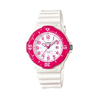 Casio Analog LRW-200H-4BV Women's Watch - Putih/Pink  