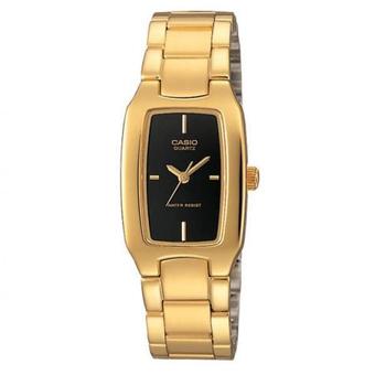 Casio Analog LTP-1165N-1CRDF Women's Watch - Gold/Black  