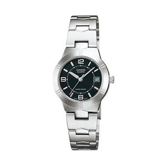 Casio Analog LTP-1241D-1A Women's Watch - Hitam  