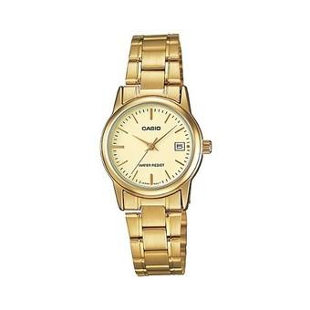 Casio Analog LTP-V002G-9AUDF - Jam Tangan Wanita - Gold - Stainless Steel  