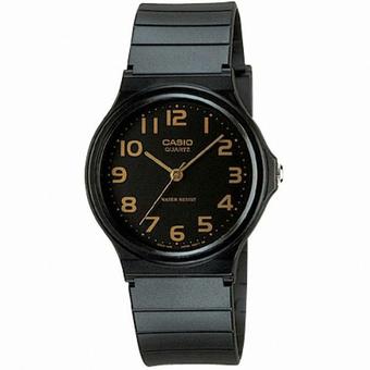 Casio Analog MQ-24-1B2 Unisex Watch - Black/Gold  