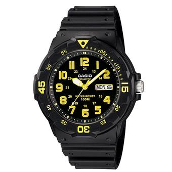 Casio Analog MRW-200H-9BV Men's Watch - Black/Yellow  