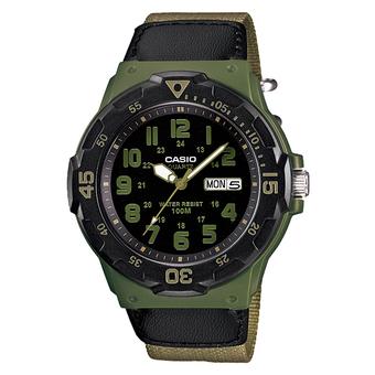 Casio Analog MRW-200HB-3BV Kanvas Strap Men's Watch - Green  