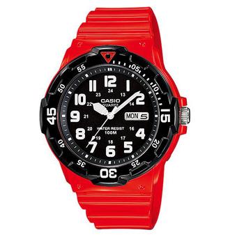 Casio Analog MRW-200HC-4BV Men's Watch - Red/Black  