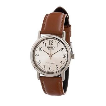 Casio Analog MTP-1095E-7BDF - jam tangan unisex - genuine leather band  